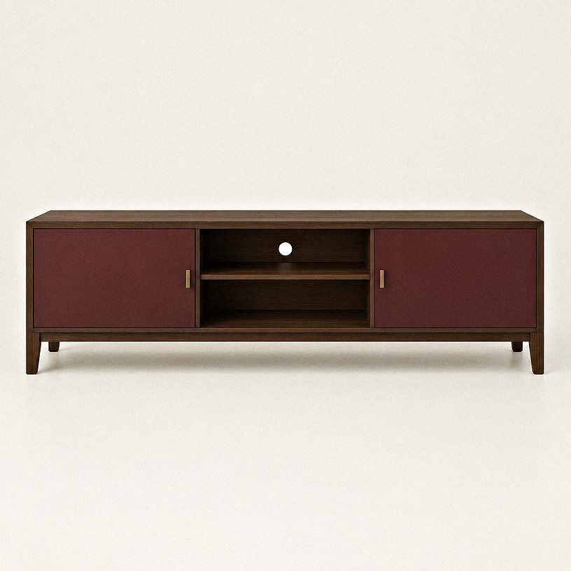 TV Unit — Walnut, lacquer
